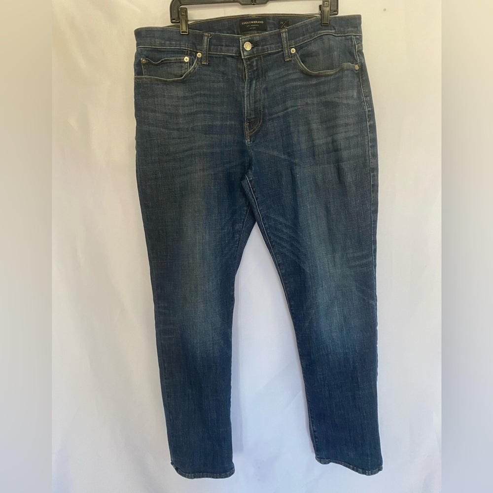 LUCKY BRAND MEN'S 121 SLIM STRAIGHT JEANS  W38/L32